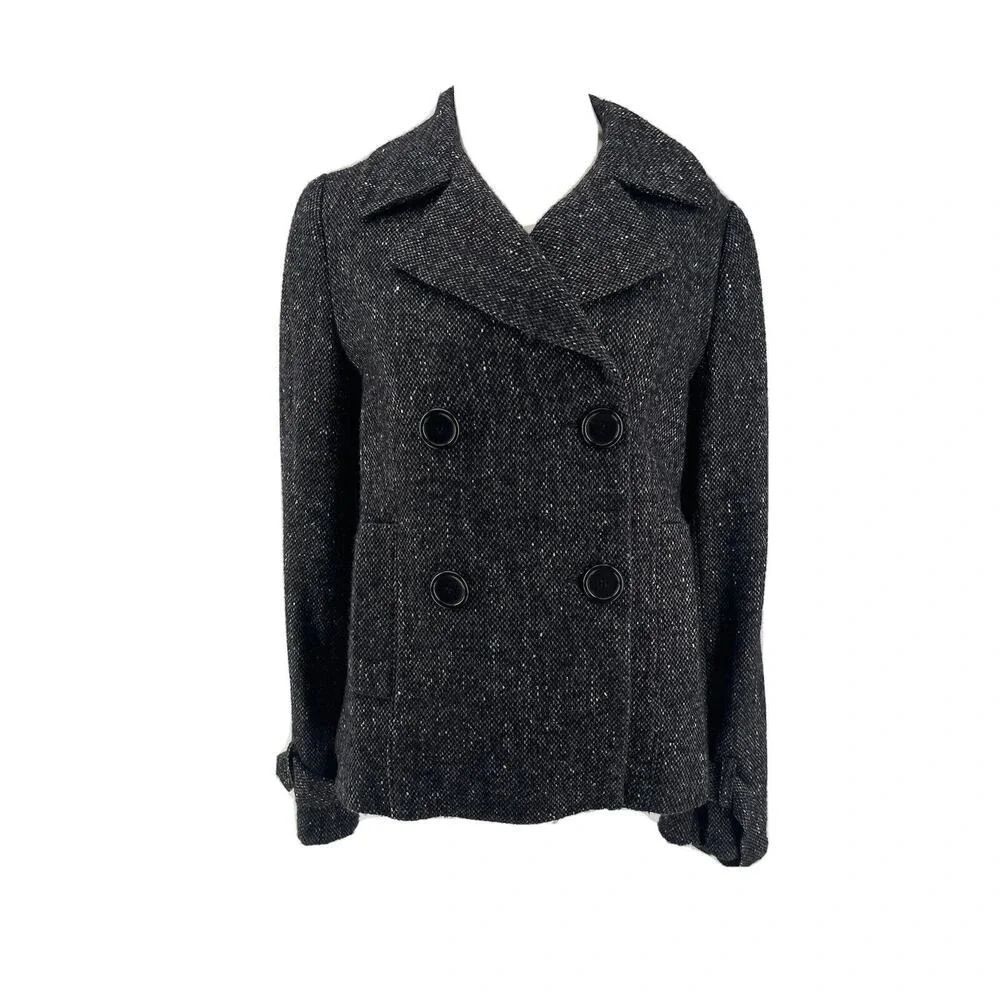 Gerard Darel Women's Wool Long Sleeve Peacoat Jacket Size 38